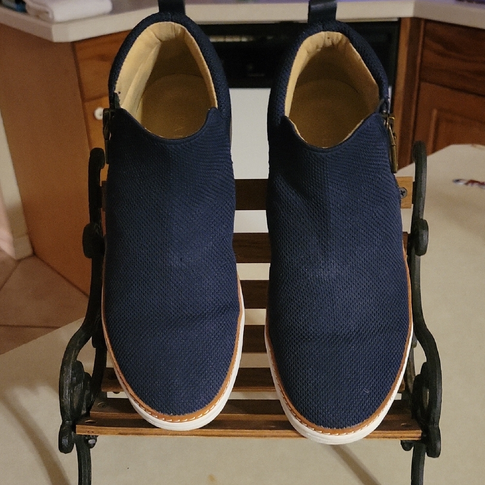 Talbots Navy Ankle Booties